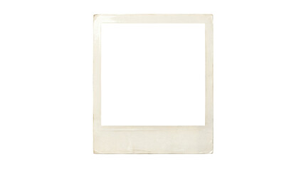 Fototapeta premium Vintage film frame on white background