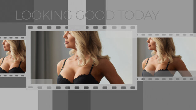 Floating Filmstrip Multi Images Overlay