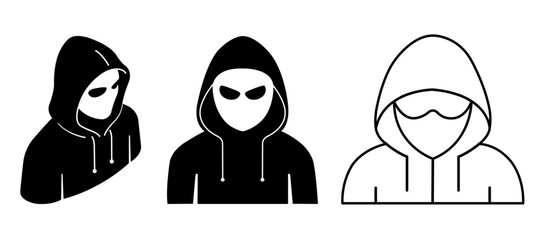 hacker icon vector set © Swant Ant