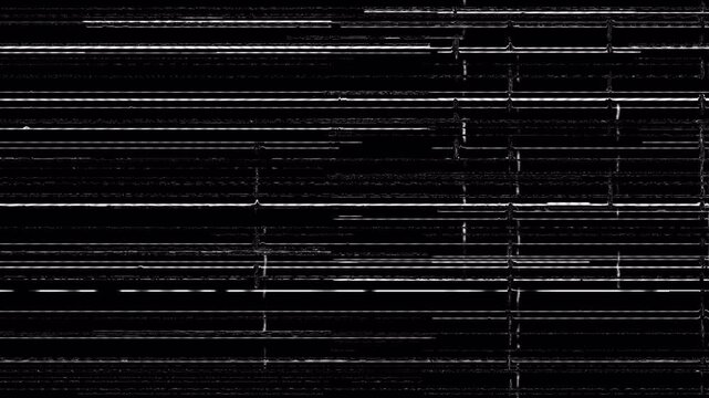 Digital Glitch Scanlines &ndash; Cyber Signal Distortion Transition Overlay
