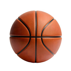 Fototapeta premium Basketball isolated on a white background for sports and recreation concept
