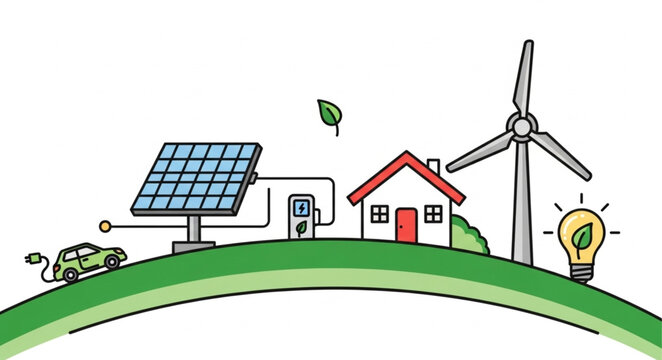 Eco Friendly Home Energy System.