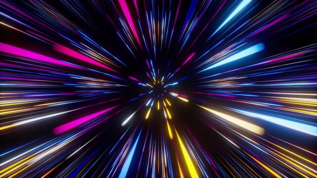 abstract colorful background with rays