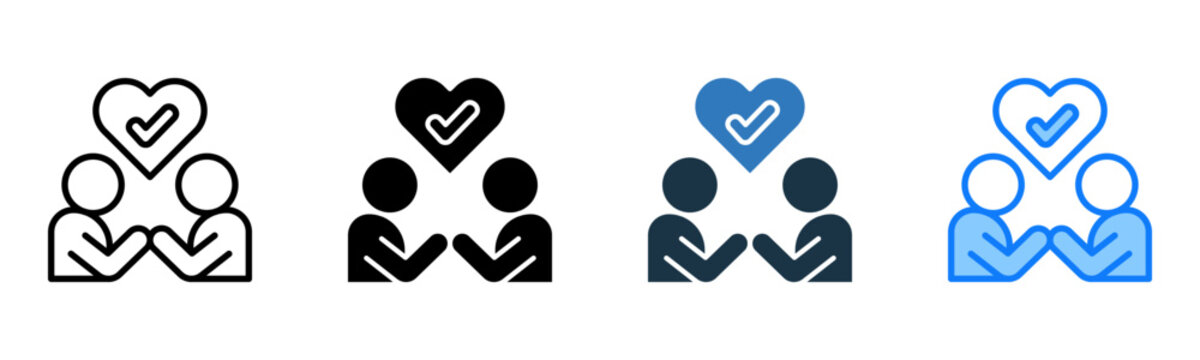 Respect icon multiple style 