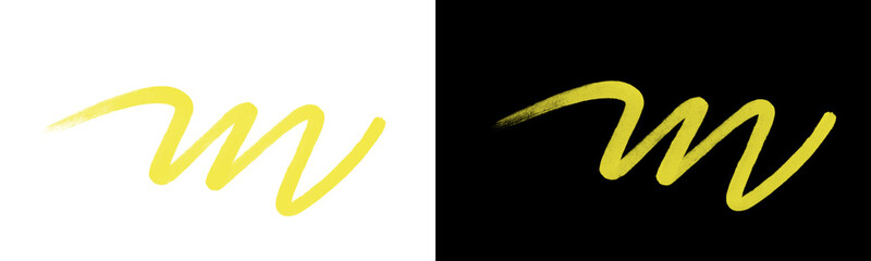 Yellow Wavy Comet Fireworks Trail Night Sky Dark Background © Zain