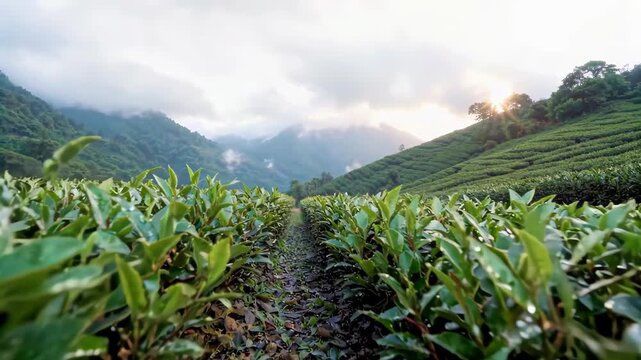 Mountain Tea Garden Nature