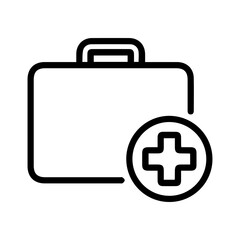 Obraz premium First Aid Kit Outline Icon