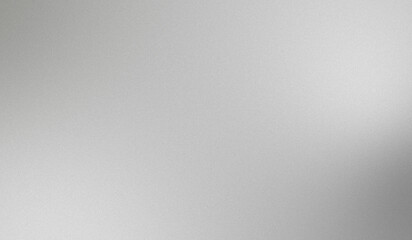 Smooth gray grainy background with soft gradient. Monochrome smooth grainy poster backdrop. Detailed noise texture for minimalist design template and creative projects
