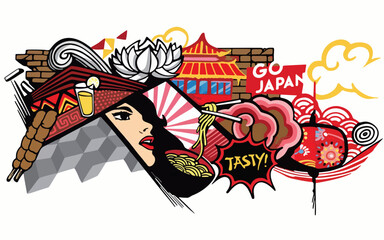 go japan tasty mural © Andrey