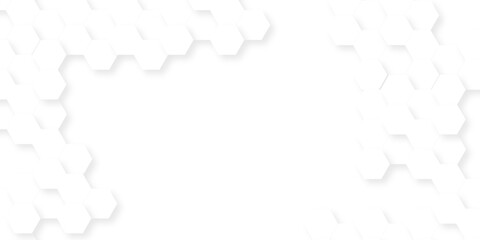 White paper texture abstract grid tile seamless hexagon wall creative metal business wallpaper texture background.