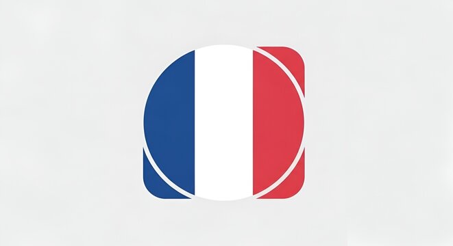 France flag symbol logo icon.