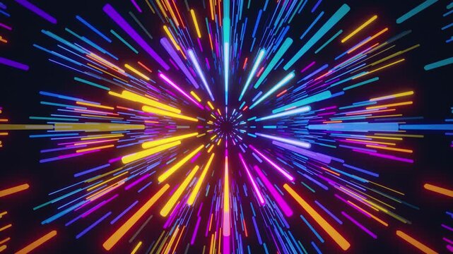 abstract background with colorful lights