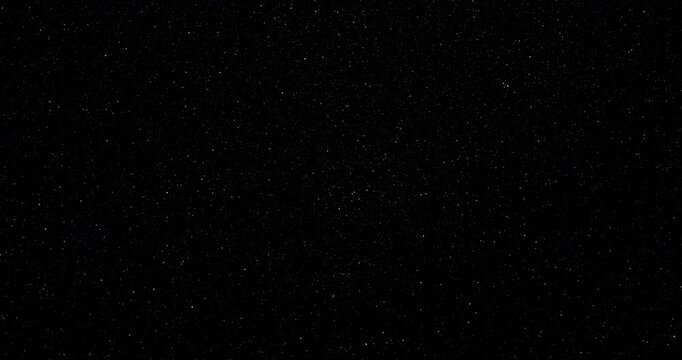 Space and stars, imitation. Twinkling of pointed stars. Smooth rotation. 