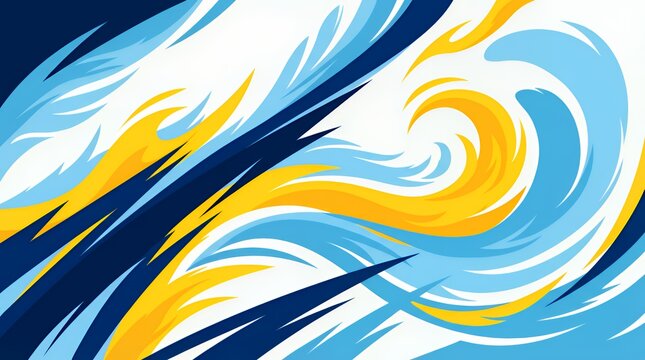 流線型が美しいモダンなスポーツ風抽象ウェーブ背景素材