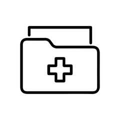 Obraz premium Medical Folder Icon