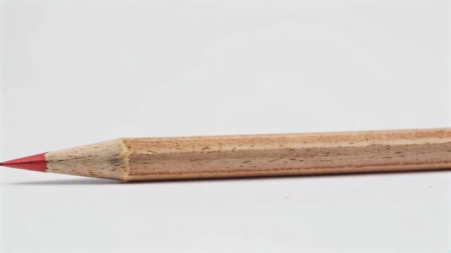 Close-up material with red pencil