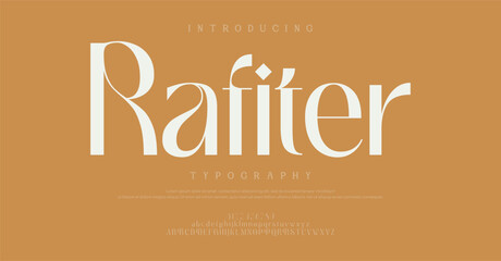 Introducing Rafiter Typography Font Design © Font