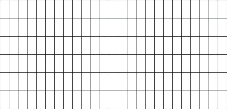 Seamless Black and White Rectangular Grid Pattern, Minimalist Subway Tile Outline Texture, Modern Geometric Brick Layout Background for Interior Design and Architectural Visualization