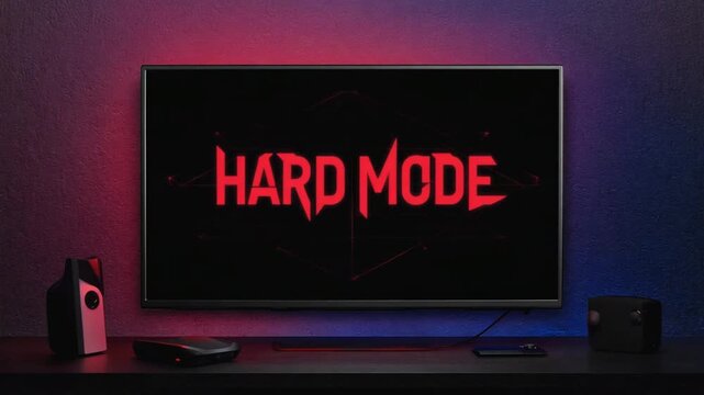Hard mode of a video game.