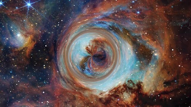 Intergalactic Super Massive Worm Hole Connecting Parallel Universes In The Deep Space