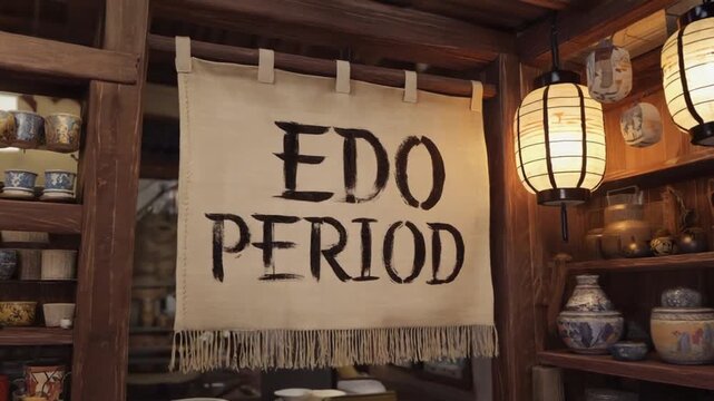 Edo period in Japan.