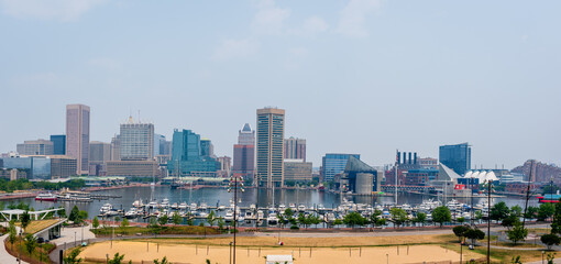Fototapeta premium Baltimore City Skyline View