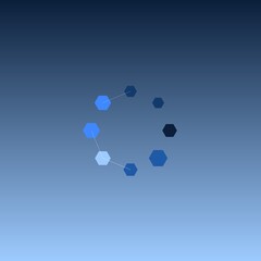 security fintech abstract technology background with copy space © tiago