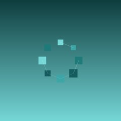 security fintech abstract technology background with copy space © tiago