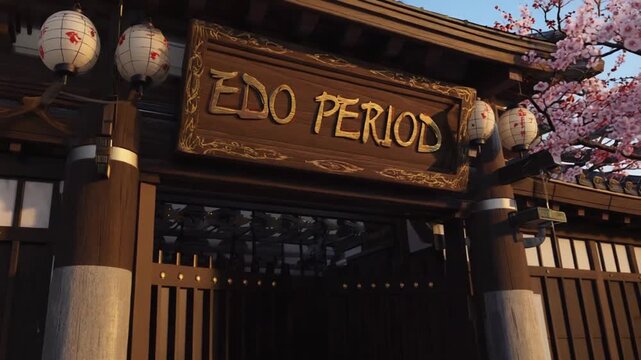 Edo period in Japan.