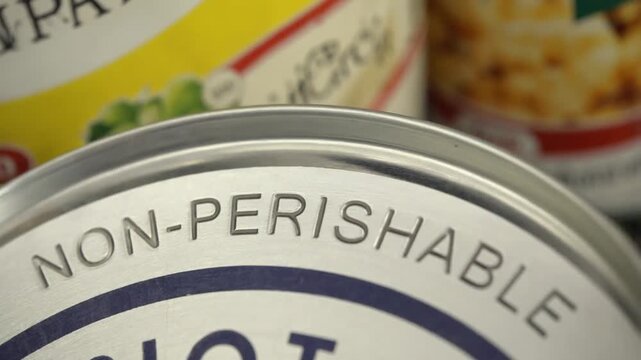 Non-perishable food.