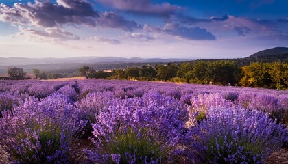 Fototapeta premium lavender flowers in the field