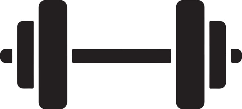 Vector dumbbell icon