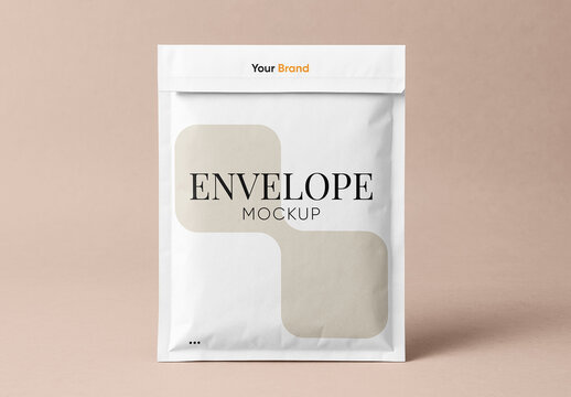 Paper Bubble Envelope Mockup