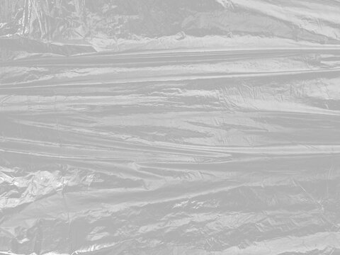 shrink film packaging material wrinkled texture transparent reflective highlights isolated cutout realistic overlay