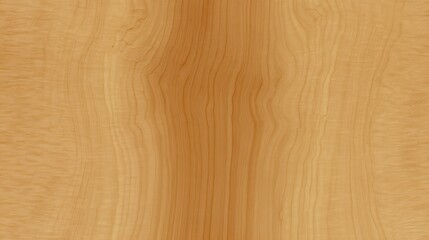 Naklejka premium A beautifully symmetrical medium-toned wooden surface featuring a central vertical grain pattern creates a balanced and elegant background.