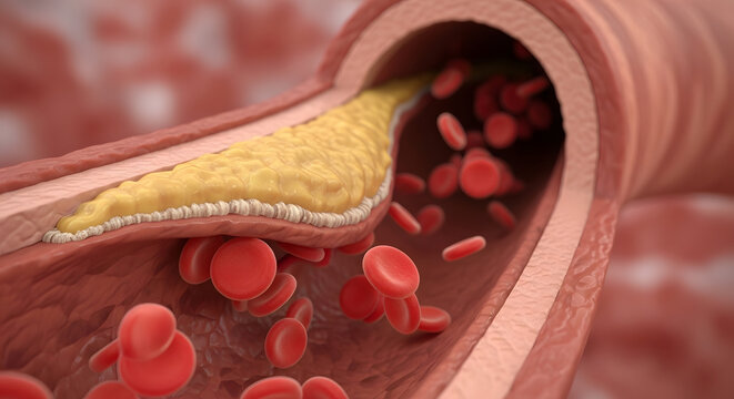 Atherosclerosis In Blood Vessel
