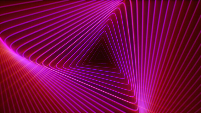 Neon Wavy Psychedelic VJ Loop Background for DJ and Concert Visuals