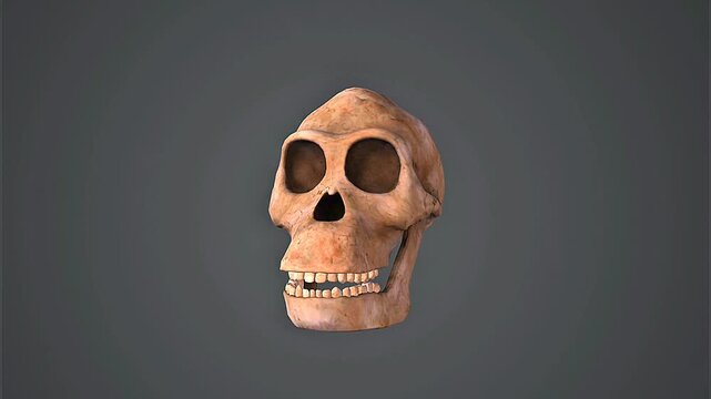 Australopithecus skull