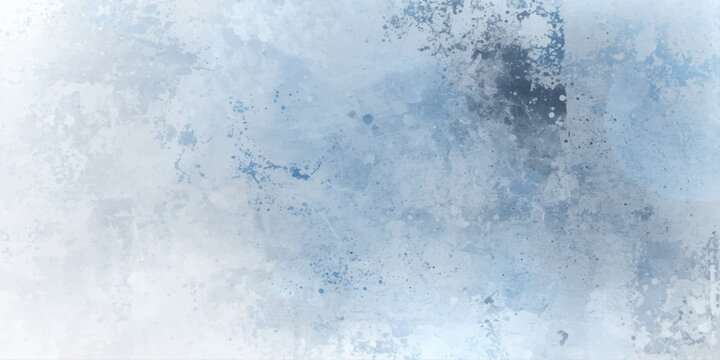 A cold blue liquid texture features fresh water drops on a window and wall backdrop with a frozen winter ice pattern and a wet sea foam splash surface