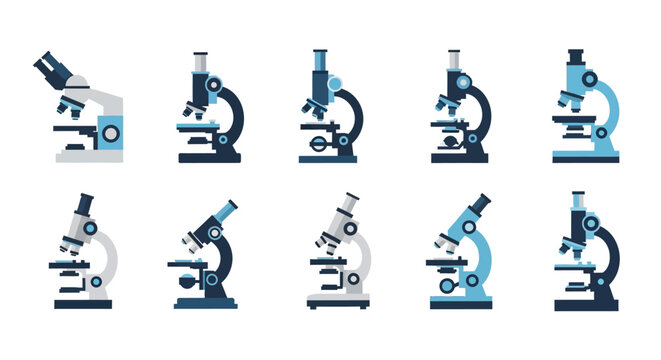 Collection of various microscope illustrations.