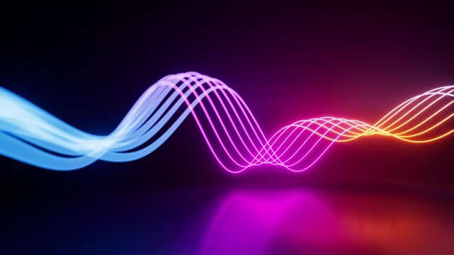 abstract colorful neon background