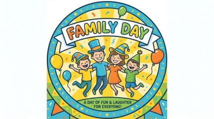 family day, happy family, kids celebration