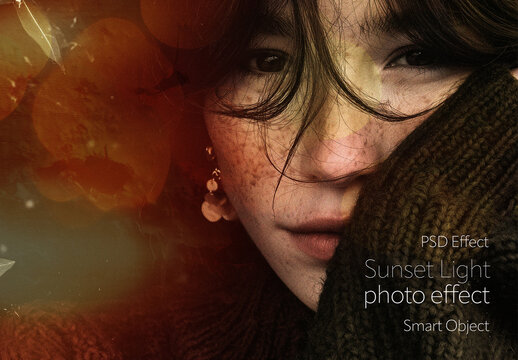Sunset Light Photo Effect