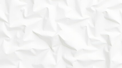 Fototapeta premium white crumpled paper texture background abstract wrinkled paper surface