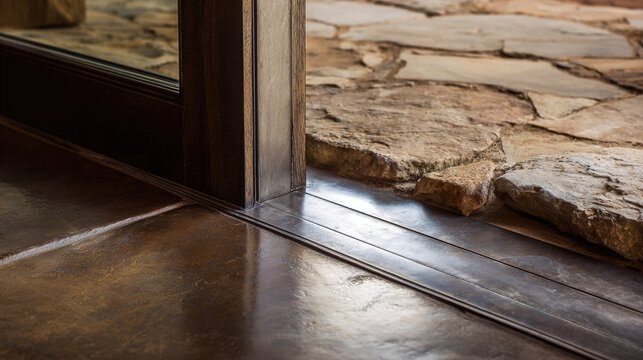 rationale. Transition from smooth indoor floor to rough outdoor stone slab boundary. travel magazines, destination branding, designed for outdoor magazines and nature guides.