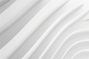 Obraz premium Clean white abstract wallpaper with delicate geometric lines