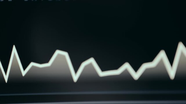 Graphic with a jagged, sharp peak pattern