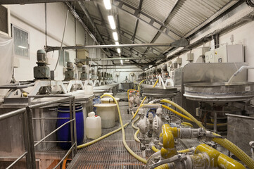 Industrial Mixing Facility with Tanks and Pump Systems