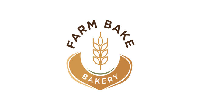 Baker logo with wheat emblem.