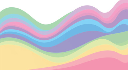 Fototapeta premium Abstract colorful spiral swirl ribbon motion design with flowing curved lines creative background